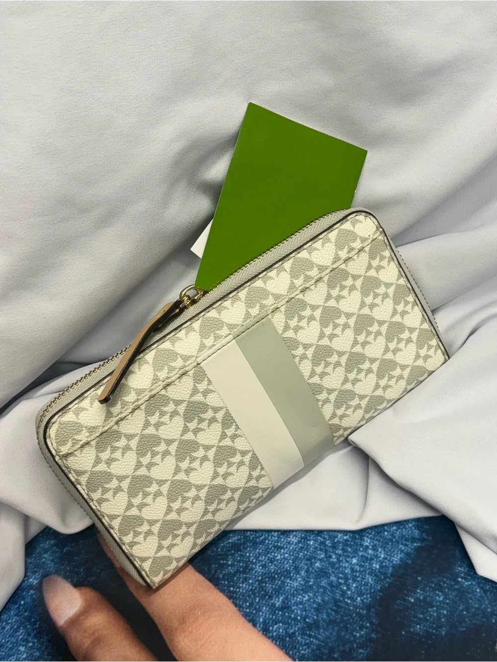 (new+tag) Kate Spade ♠️ long large wallet fit iPhone Pro Max inside